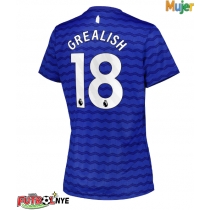 Camiseta Everton Jack Grealish #18 Primera Equipación para mujer 2025-26 manga corta